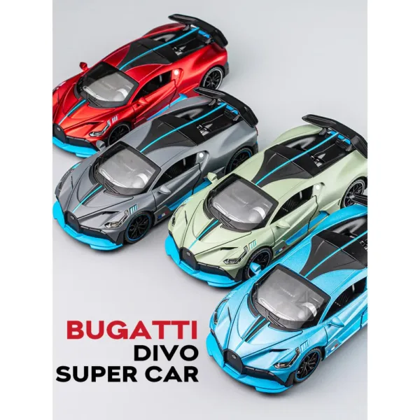 1:32 Alloy Bugatti Divo Diecast Toy Car - Image 6