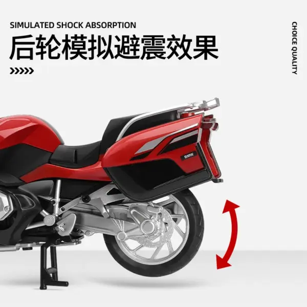 1:12 BMW R1250RT Diecast Motorcycle Model - Image 4