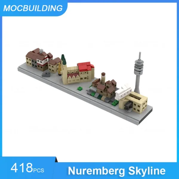 Geneva and Nuremberg Skyline Building Blocks Set - Image 3