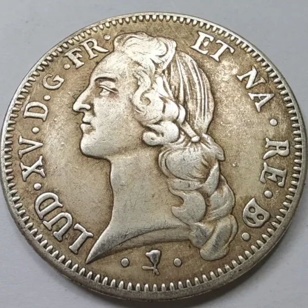 Louis XVI Silver Plated Coin Replica 1769 1775 - Image 5