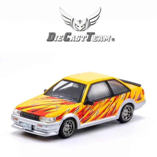 1/64 Toyota Corolla Levin AE86 Diecast Model - Image 8