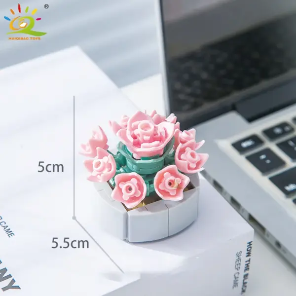 DIY Flower Succulent Building Blocks Set - Image 26