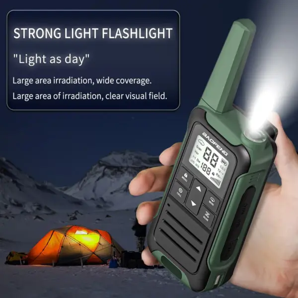 Baofeng F22 Mini Walkie Talkie - 2 Pack - Image 4