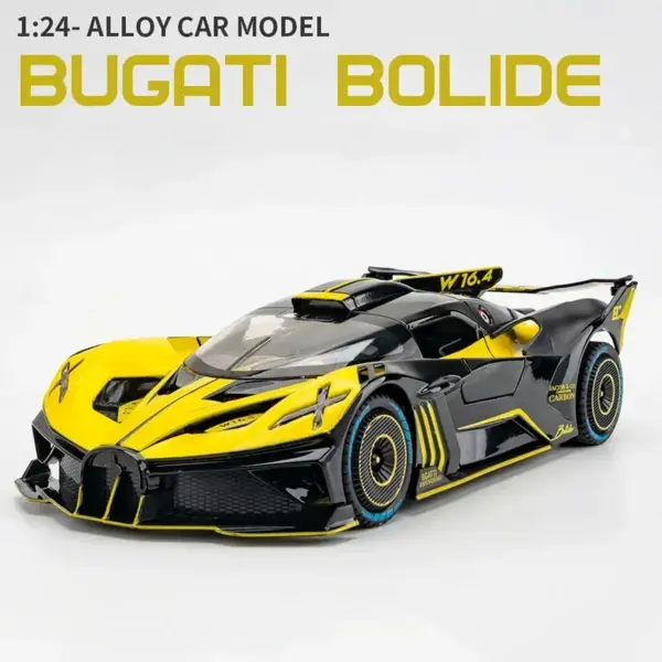 1/24 Alloy Bugatti Bolide Model Car Toy - Image 7