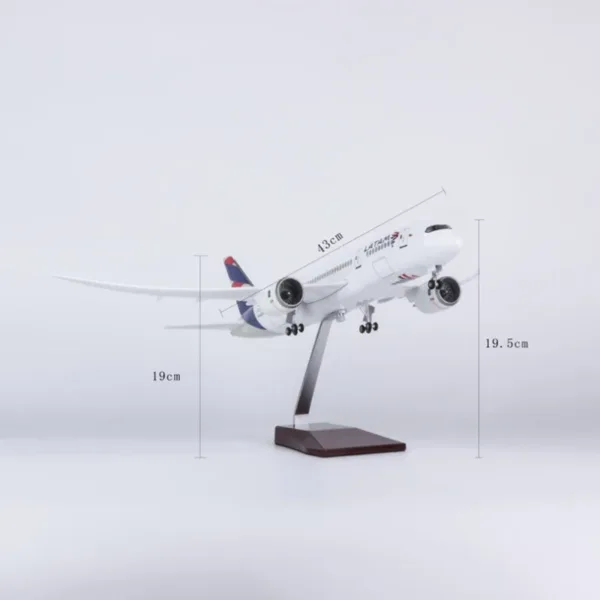 47CM B787 LANChile Model Airplane Toy - Image 3