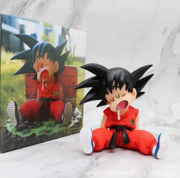 10cm Goku Anime Figure Sitting Model Toy - Image 4