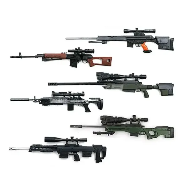 1/6 Scale Military Sniper Rifle Model Set - Image 2