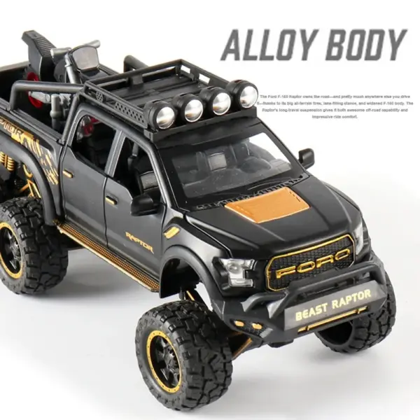 1/28 Ford Raptor F150 Diecast Model Car - Image 4