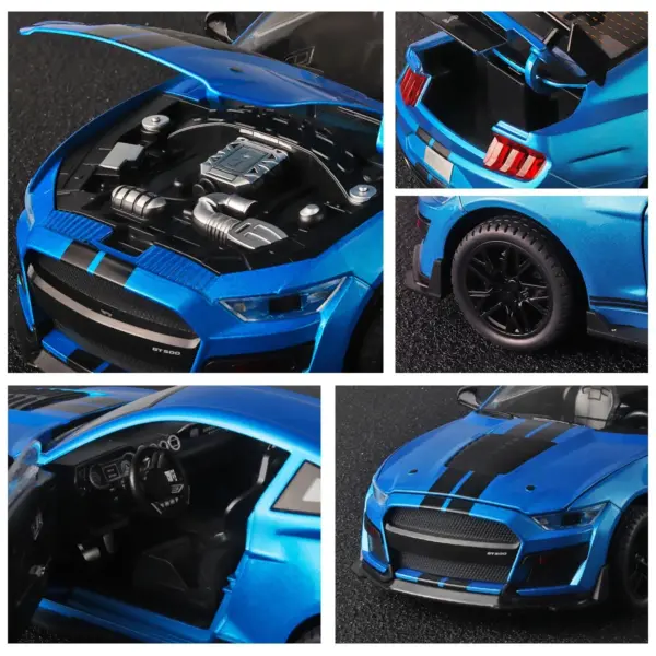 1:18 Ford Mustang GT500 Diecast Model Vehicle - Image 6