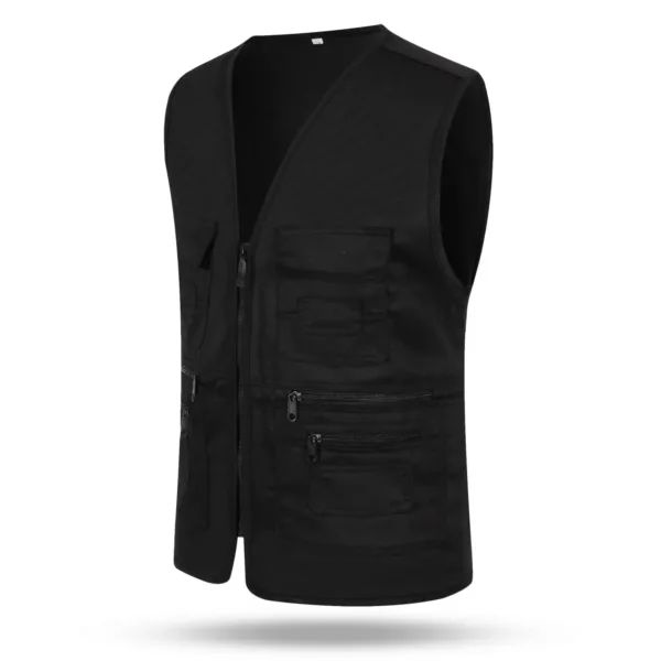 Men's Multi-pocket Casual Fishing Vest - Image 9