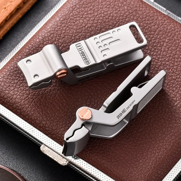 High-End Stainless Steel Nail Clippers EDC - Image 6