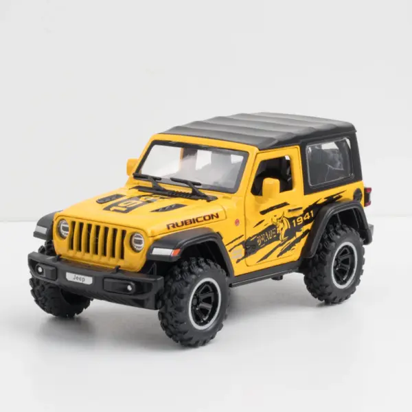 1:32 Scale Alloy Jeep Wrangler Rubicon Toy - Image 3