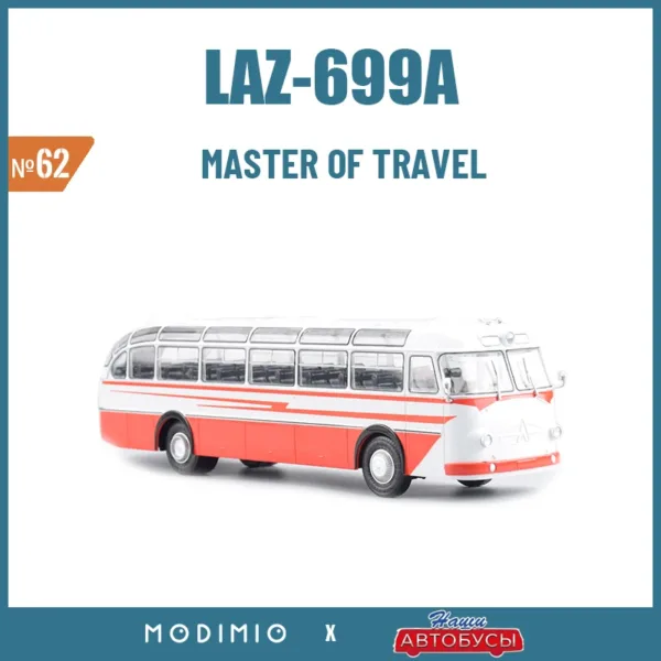 LAZ-699A Tourist Bus Model 1:43 Scale