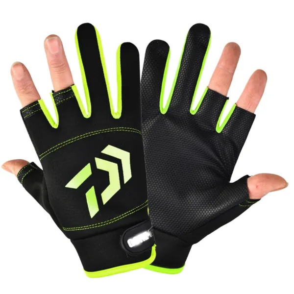 Exposed Finger Fishing Gloves for Outdoor Sports - Image 7