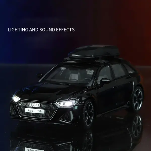 1:32 Audi RS6 Quattro Alloy Model Car - Image 3