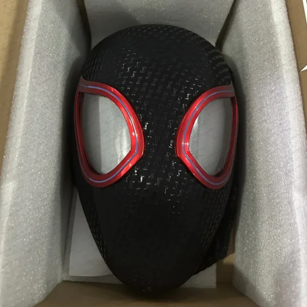 Spiderman Moving Eyes Electronic Mask Cosplay - Image 3