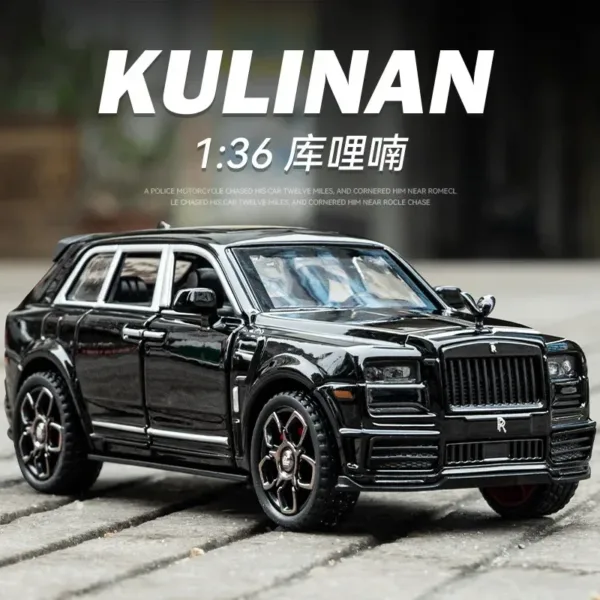 1:36 Rolls Royce Cullinan Diecast Model Car - Image 9