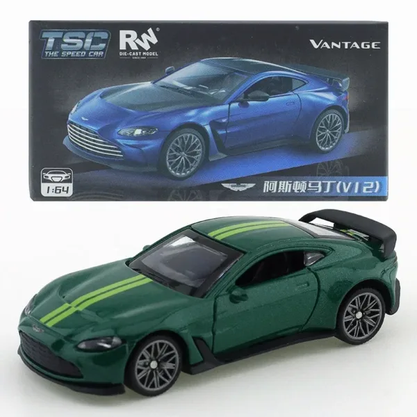 1/64 Aston Martin V12 Diecast Model Car - Image 8