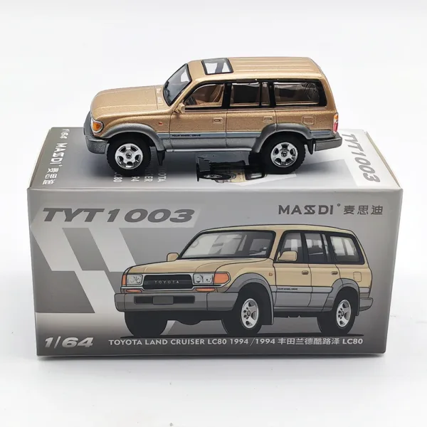 1/64 Diecast Land Cruiser LC80 Model Car - Image 5