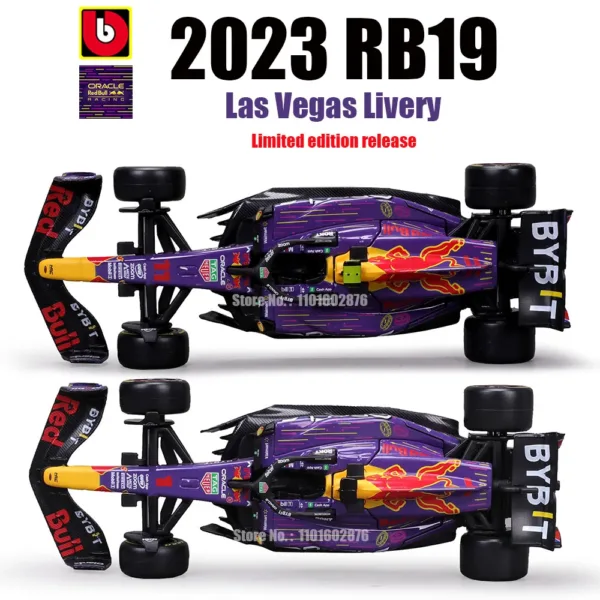 1:43 Scale Red Bull Racing F1 Diecast Model - Image 3