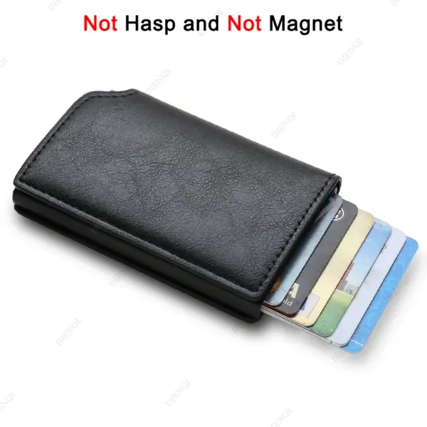 RFID Carbon Fiber Slim Wallet for Men - Image 12