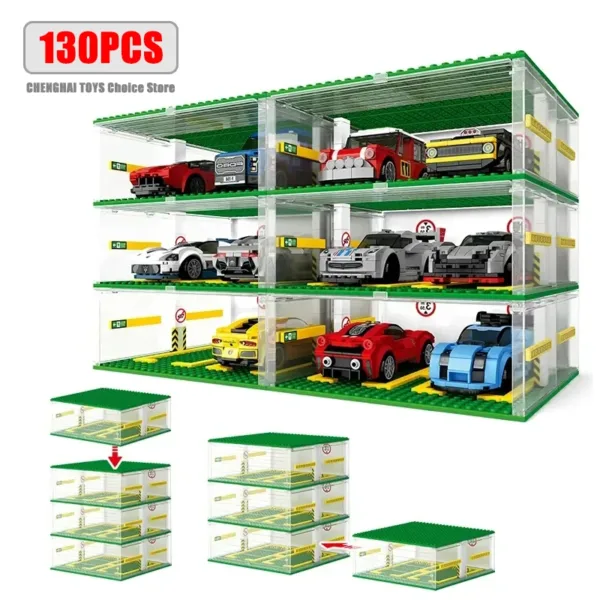 City Speed Champions Sports Car Garage Set