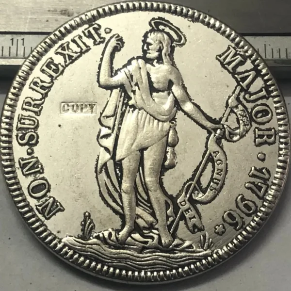 Replica 1796 Genoa 8 Lire Antique Coin - Image 2