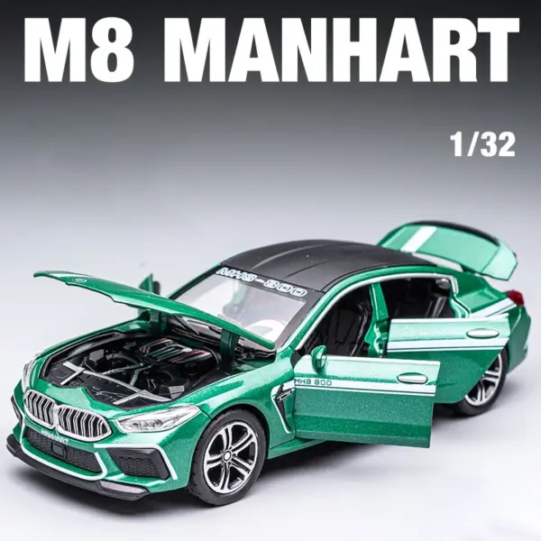 1:32 Scale M8 IM Supercar Diecast Model Car - Image 7