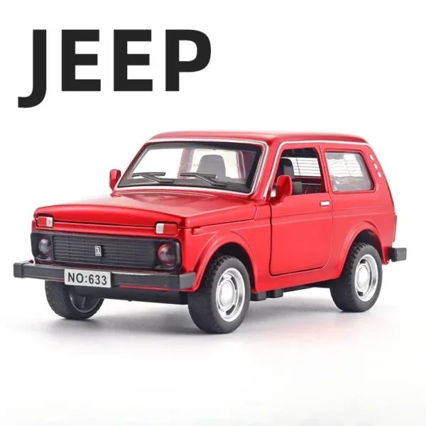 1:32 Lada Jeep Diecast Toy Model Vehicle - Image 8