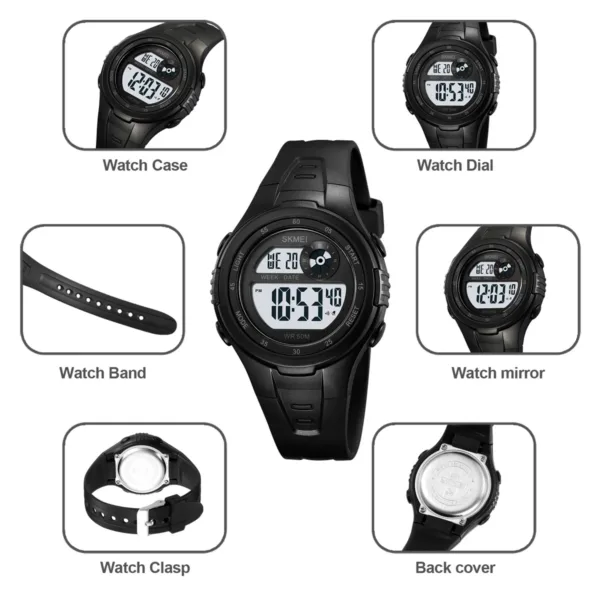 SKMEI 2280 Kids Waterproof Digital Watch - Image 4