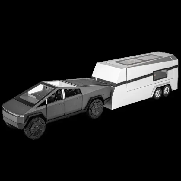 1:24 Tesla Cybertruck Diecast Model with Sound - Image 6