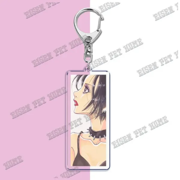 Nana Anime Keychain with Black Stones Pendant - Image 10