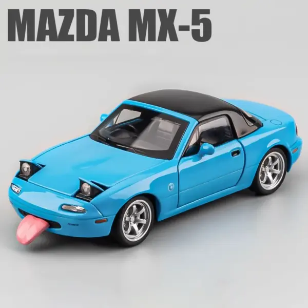 1:32 Mazda RX7 FC Alloy Diecast Car Model - Image 12