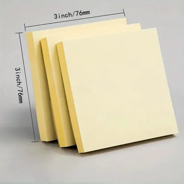 Bright Colored Sticky Note Memo Pads 100 Sheets - Image 9