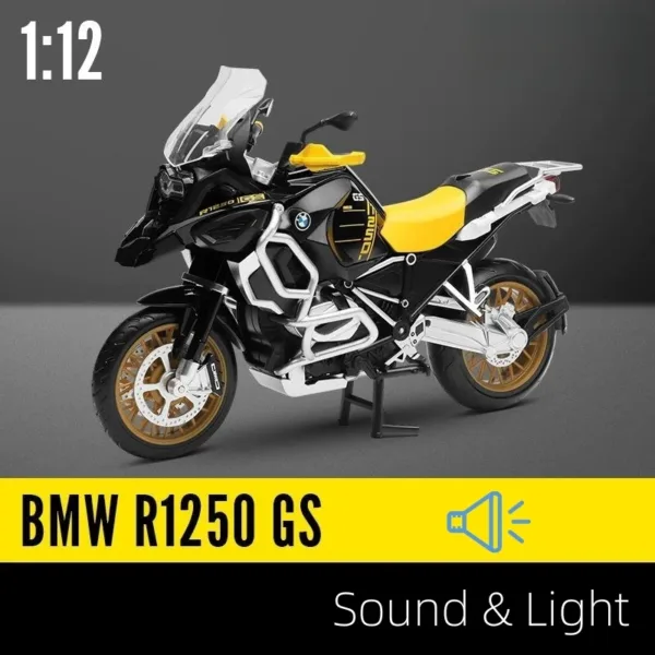 1/12 Scale BMW R1250 GS Diecast Motorcycle - Image 8