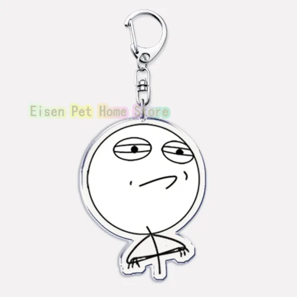 TrollFace Keychain for Bags and Accessories - Image 26