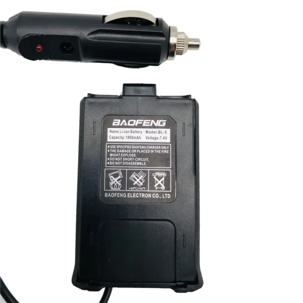 Baofeng Car Charger for UV5R UV-5RE Walkie Talkie - Image 5