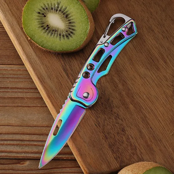 Stainless Steel Folding Fruit Knife EDC