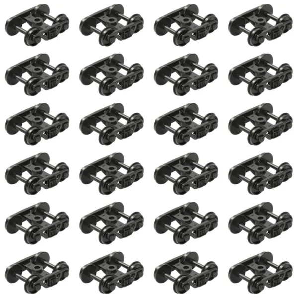 24pcs HO Scale Model Train Bearing Trucks - Image 5