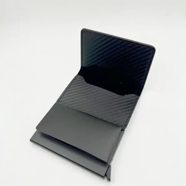 Men's PU Carbon Fiber Anti-theft Wallet - Image 4