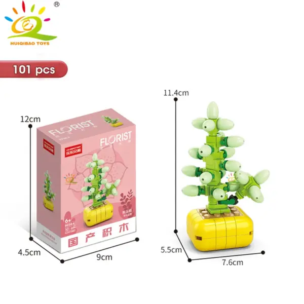 DIY Flower Succulent Building Blocks Set - Image 50