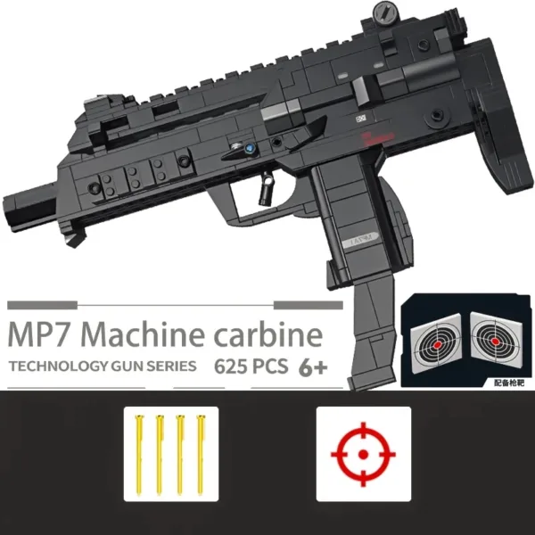 M10 Submachine Gun Toy Building Blocks Set