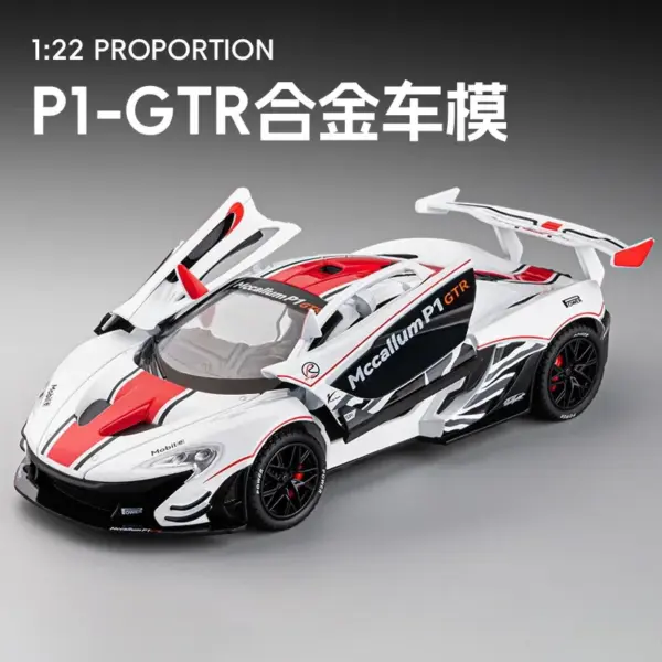 1:24 McLaren P1 Diecast Racing Car Model