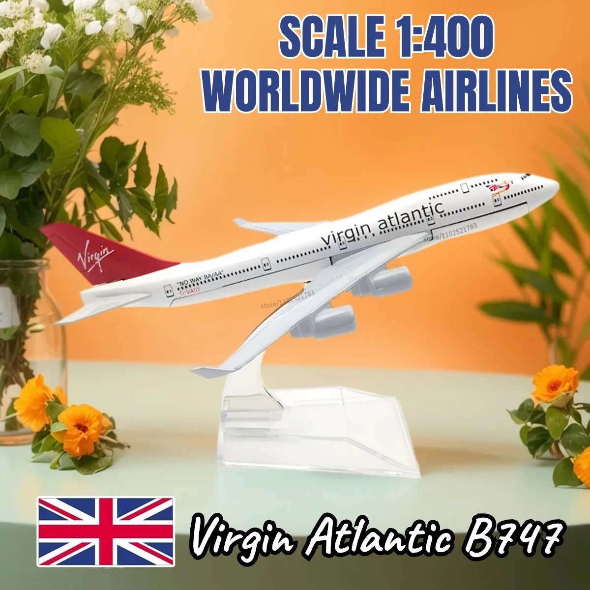 1:400 Diecast Concorde Aircraft Model Toy 35 1:400 Diecast Concorde Aircraft Model Toy - Image 35