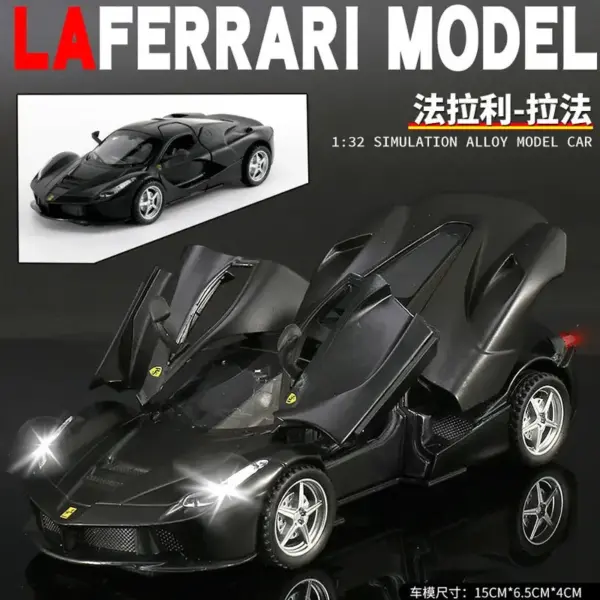 1:32 Diecast Ferrari Laferrari Model Car - Image 7