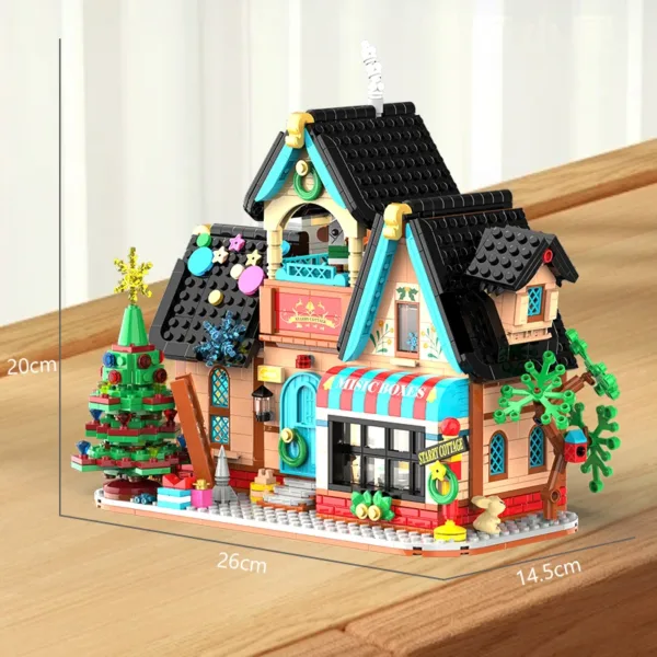 Starry Cottage Building Blocks Set for Kids - Image 4