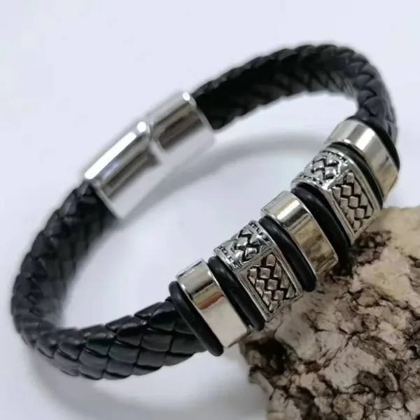 Punk Vintage Geometric Cuff Bracelet Unisex - Image 28