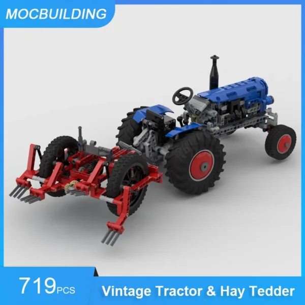 Vintage Tractor Building Blocks Set 524PCS