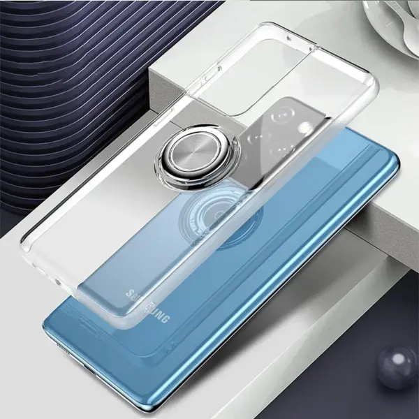 Transparent Silicone Magnetic Case for Samsung Galaxy - Image 6