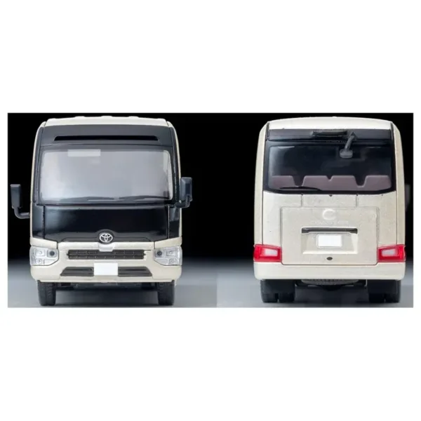 Toyota Coaster EX Beige 1/64 Diecast Model - Image 4